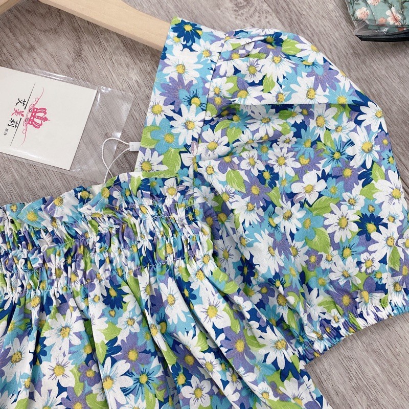 [Rẻ Vô Địch]  Nhẹ nhàng xinh tươi lắm í ;)))  Hang cao cap hot girl L1 nha ✔️ Váy hoa nhí siêu xinh