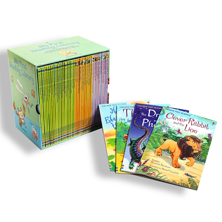 Bộ Usborne xanh (bộ nhập) - My first reading library (50c) có mp3 cho bé