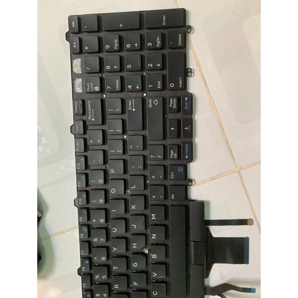Bàn phím xác chưa test laptop dell Latitude E5550 E5570 E5580, Precision 3520 7510 7520 7530 7720