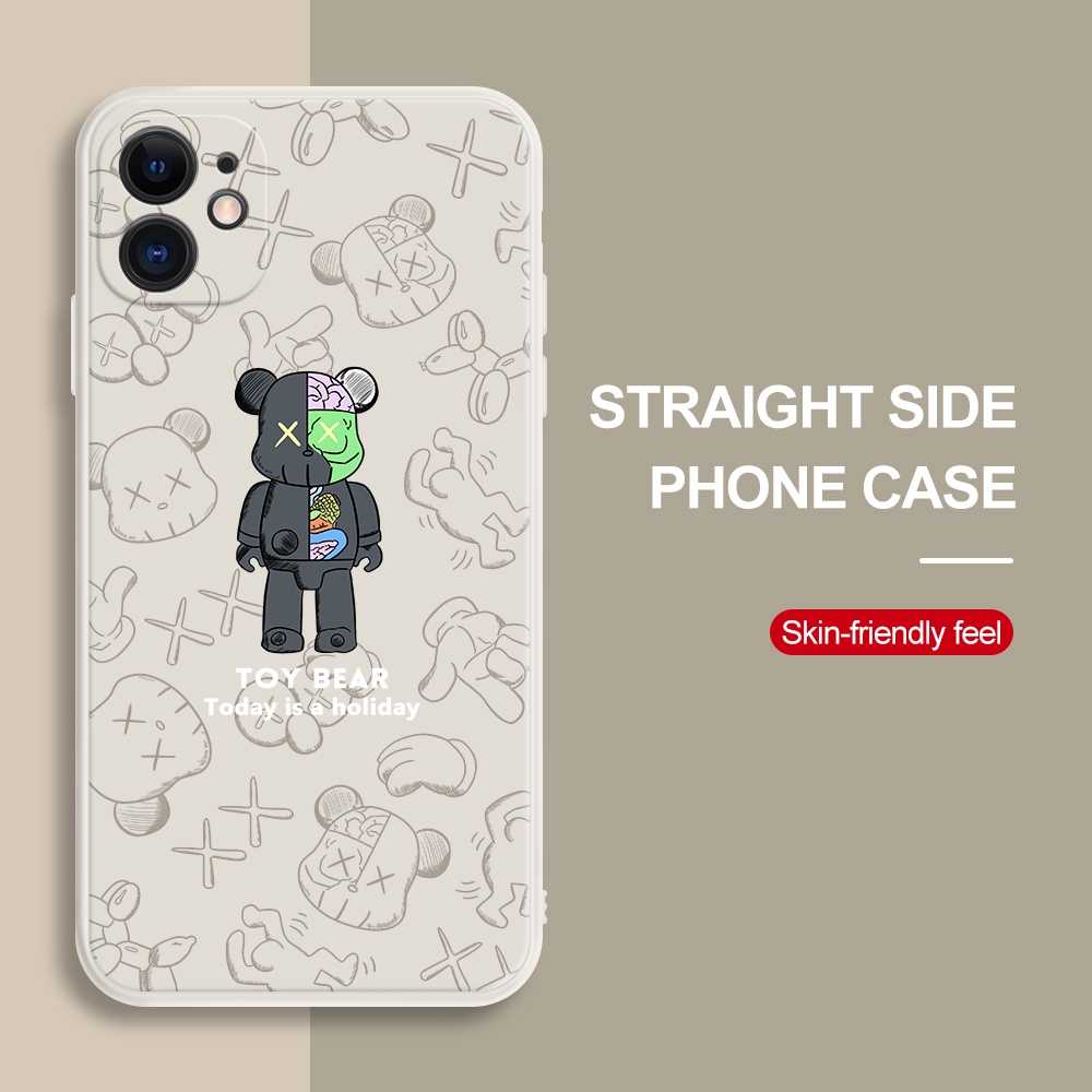Ốp điện thoại hình gấu Cho Tương thích cho iphone 11 Pro Max XR XS MAX X 13 Pro Max 6S 6 8 7 Plus 12 Pro Max 13 Mini SE