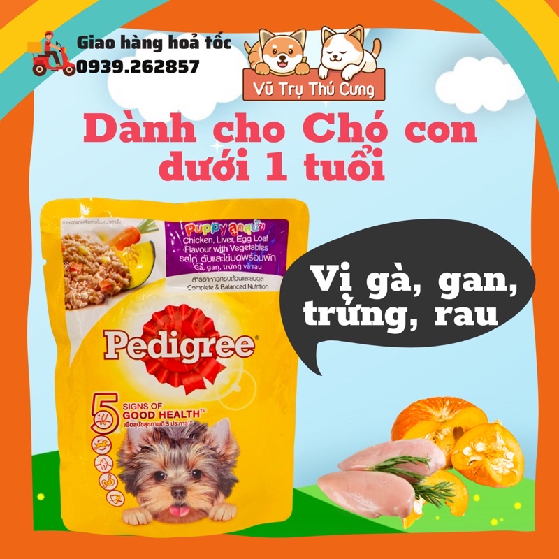 Pate cho chó Pedigree 80g, Thái Lan