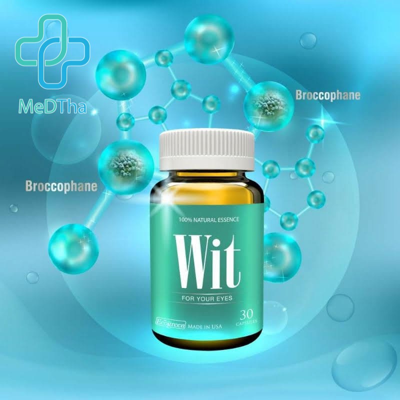 Wit - Bảo vệ võng mạc và thủy tinh thể, Tăng cường thị lực, giảm mờ, mỏi mắt [Chính Hãng]