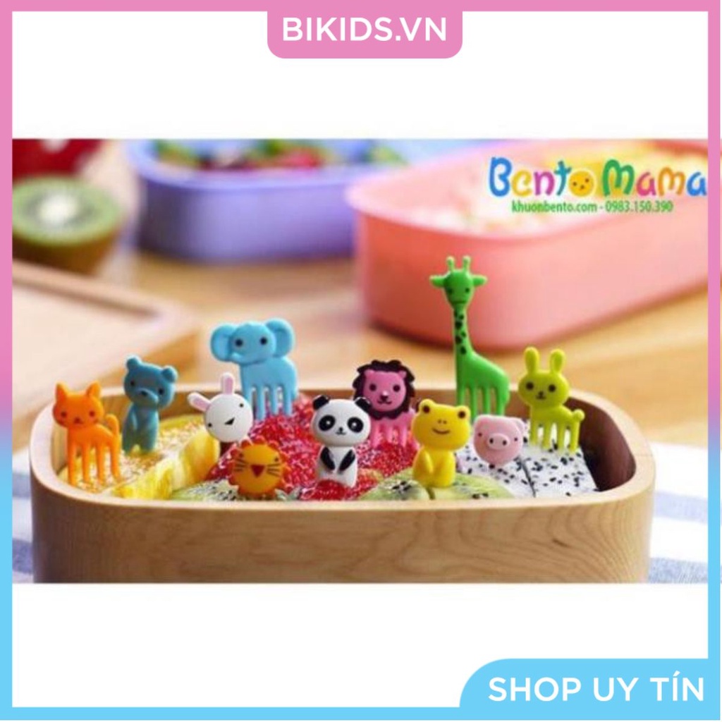 Set 10 xiên trang trí hoạt hình ngộ nghĩnh - Cao cấp