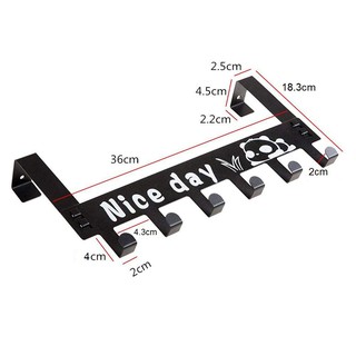 Móc Treo 6 Móc Gắn Sau Cửa Nice Day