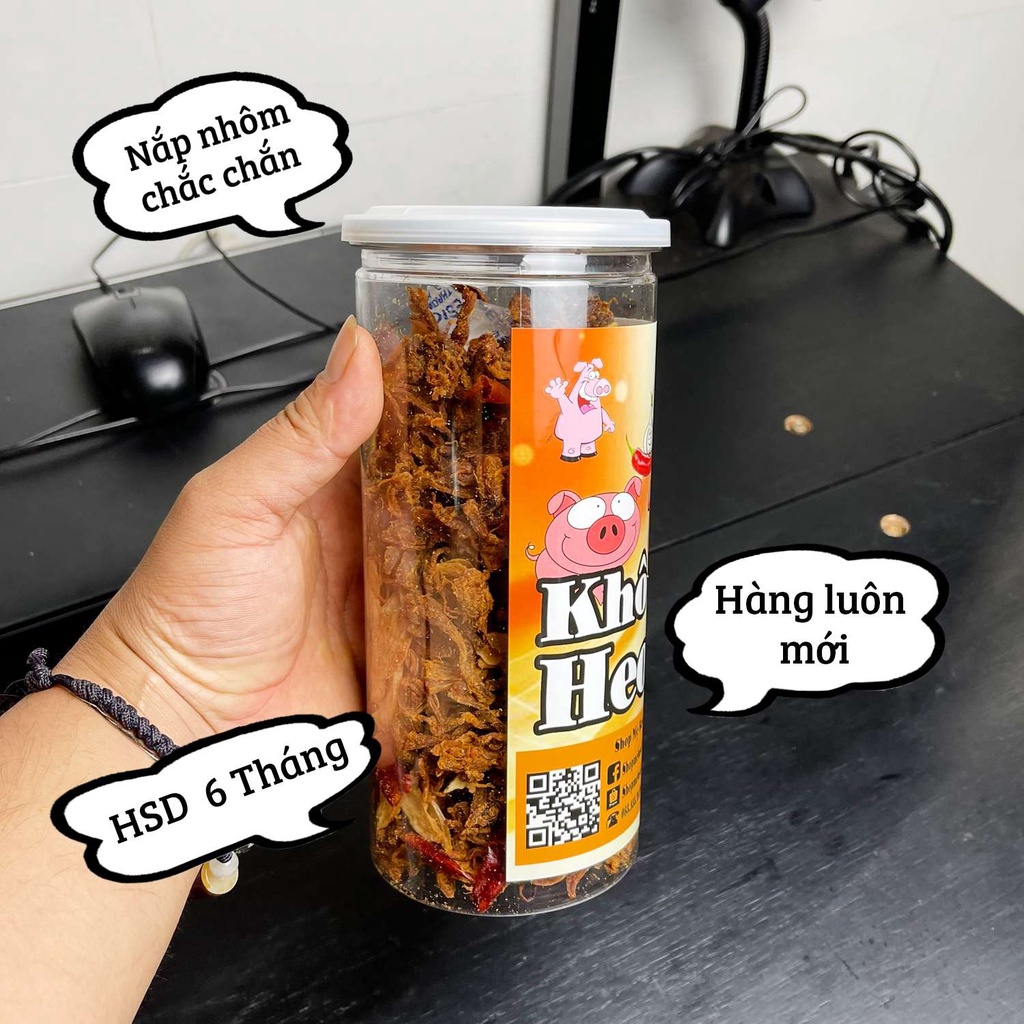 300Gr Khô Heo Cháy Tỏi Ăn Vặt Shop Mẹ Beo Cực Ngon