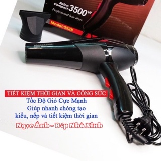 Máy Sấy Tóc 2 Chiều Nóng Lạnh Công Suất Lớn 3500W-TH_5528( tặng kèm đầu thổi)