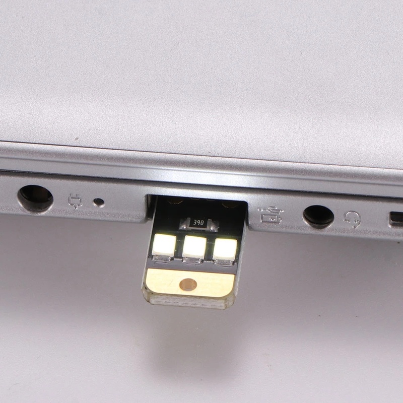 Thẻ Đèn Led USB Mini Ánh Sáng Trắng Bỏ Túi Hỗ Trợ Cắm Trại/Dã Ngoại Cho Điện Thoại Di Động