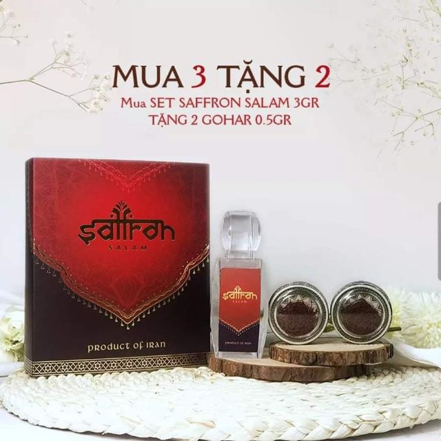 [TẶNG TRÀ HOA HỒNG ] Sét 3 gram SALAM tặng 2 Gohan 0.5 gram