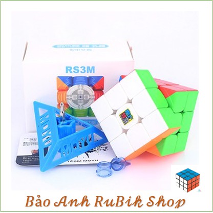 Rubik 3x3 RS3M 2020 MF3RS3 M Rubic Nam Châm 3 Tầng Stickerless MF3RS V3 M ( Mã RB06 )