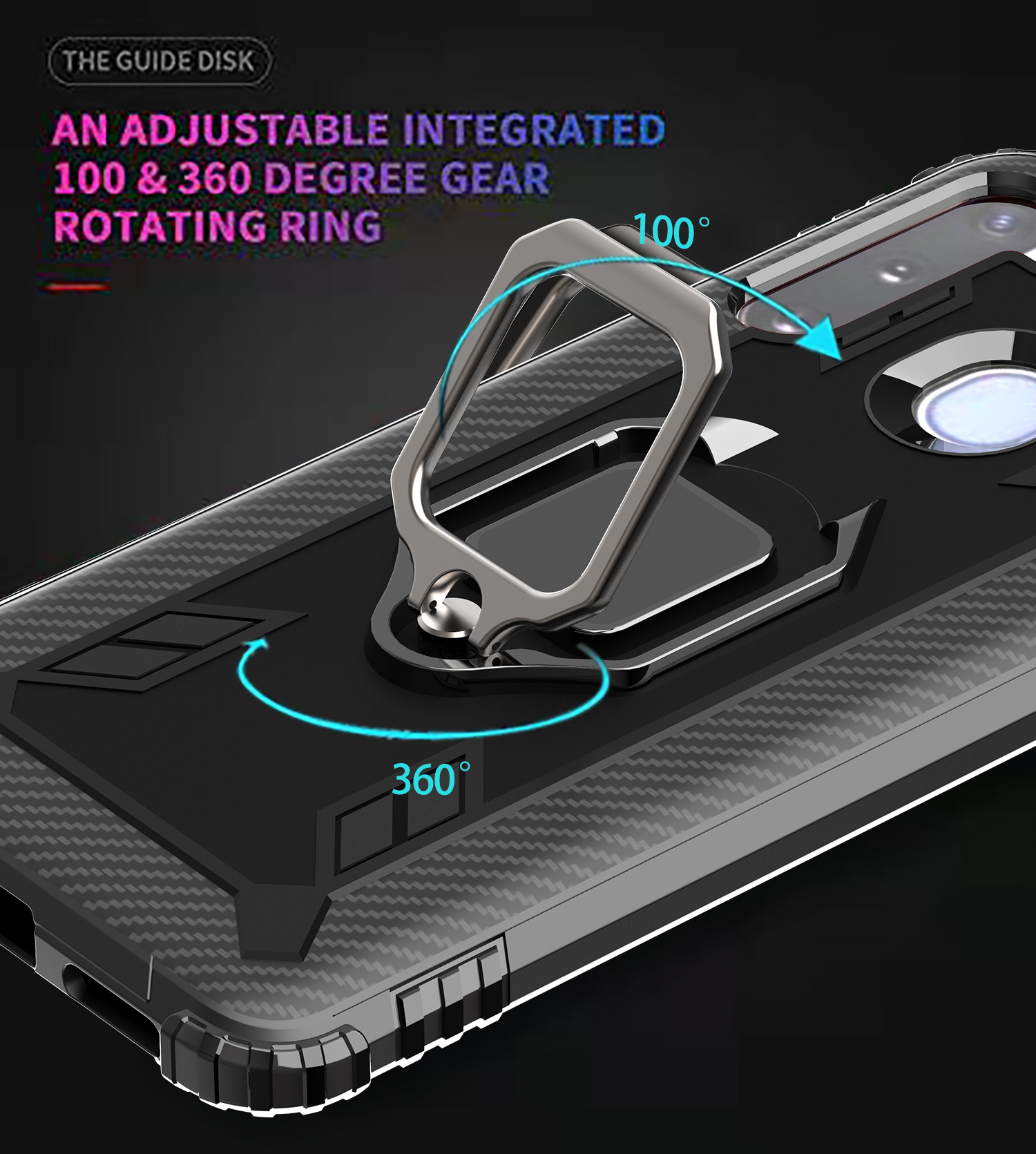 Ốp Lưng Có Nhẫn Đỡ Từ Tính 3c Cho Samsung Galaxy A11 | BigBuy360 - bigbuy360.vn