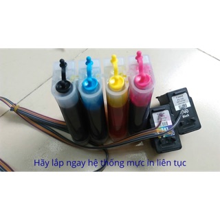 Bộ tiếp mực ngoài máy in hp3775 và 400ml mực có video hướng dẫn