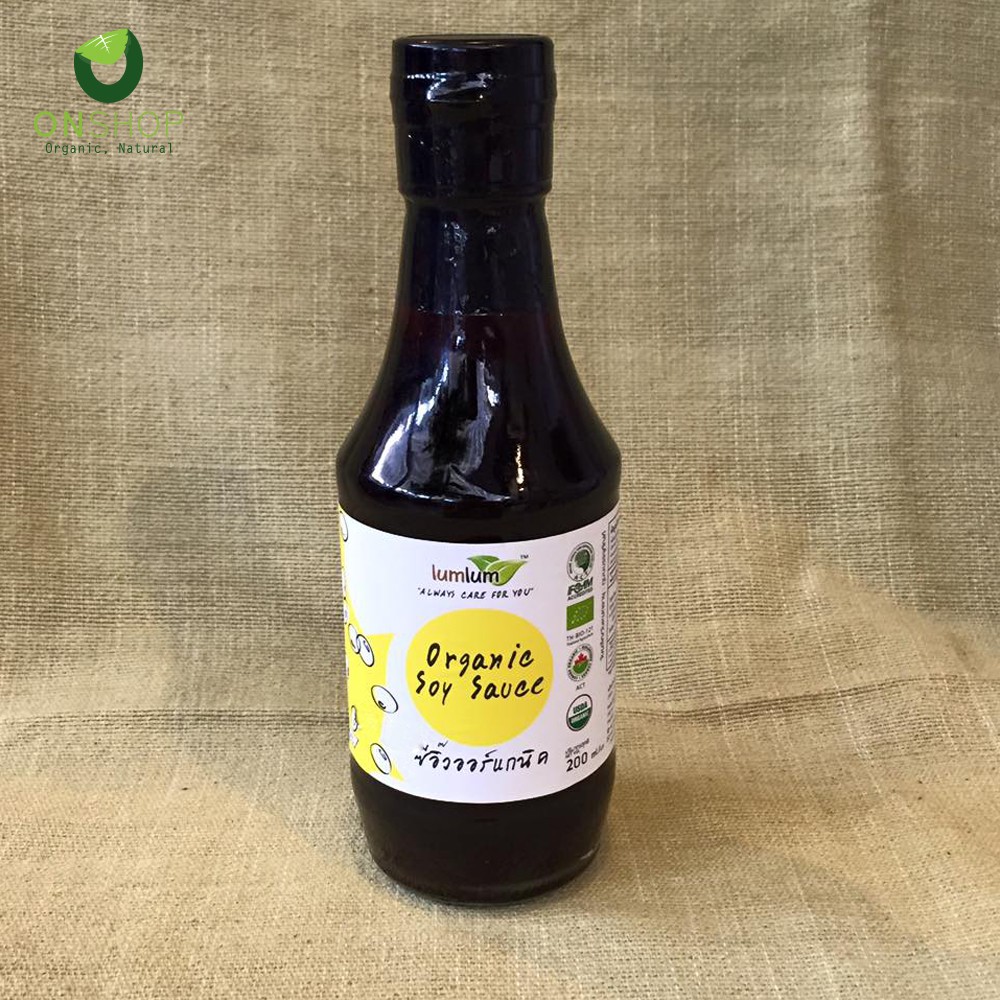 Nước tương đậu nành hữu cơ Lumlum Organic Soy Sauce