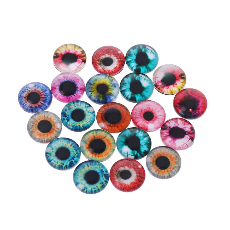 Set 20 Mắt Kính Hình Mắt Thú Bông / Mắt Khủng Long DIY