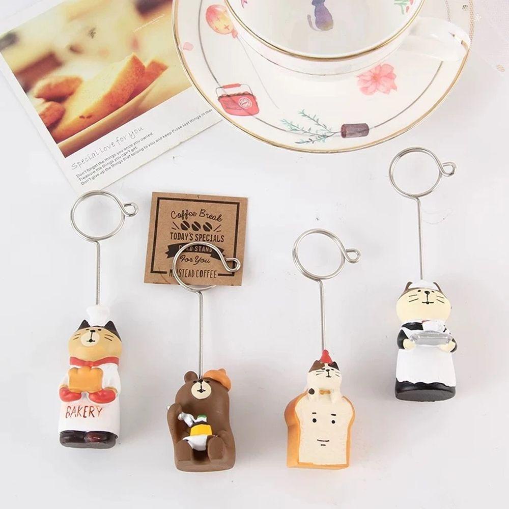 PEWANY Giá Đỡ Kẹp Tài Liệu Bằng Nhựa Resin Đáng Yêu Sáng Tạo Dành Cho Văn Phòng