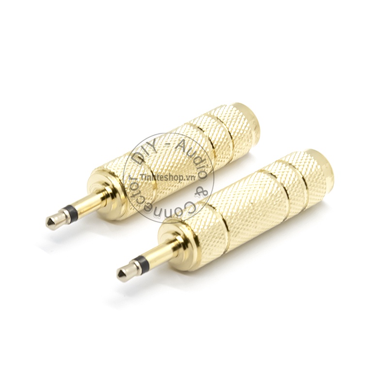 Đầu chuyển 3.5 sang 6.5 mono cho micro máy trợ giảng 1 chiếc - Mono 3.5mm to 6.5mm female