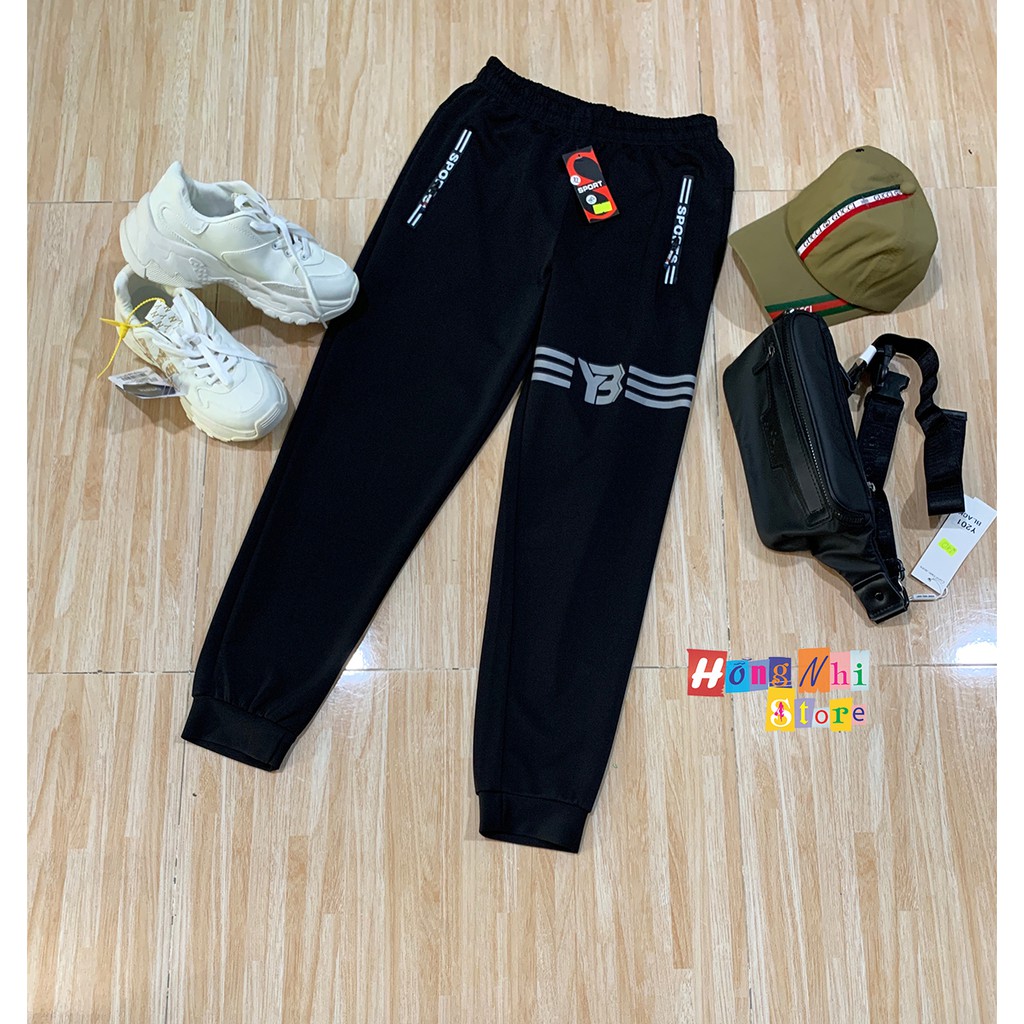 Quần Jogger Thun Thể Thao Nam Form Rộng Co Dãn