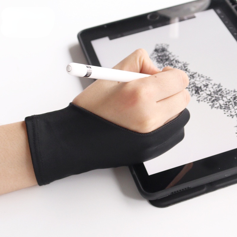 Xumu Găng Tay Hai Ngón Tay Vẽ Tranh Với Bàn Tay Chống Cảm Ứng Cho iPad / Wacom / Tablet / Vẽ / Phác Thảo / Bảng Vẽ Bằng Tay