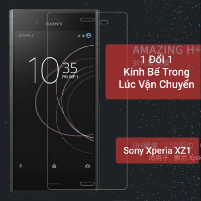 Dán dẻo Sony XZ1 phụ kiện đầy đủ