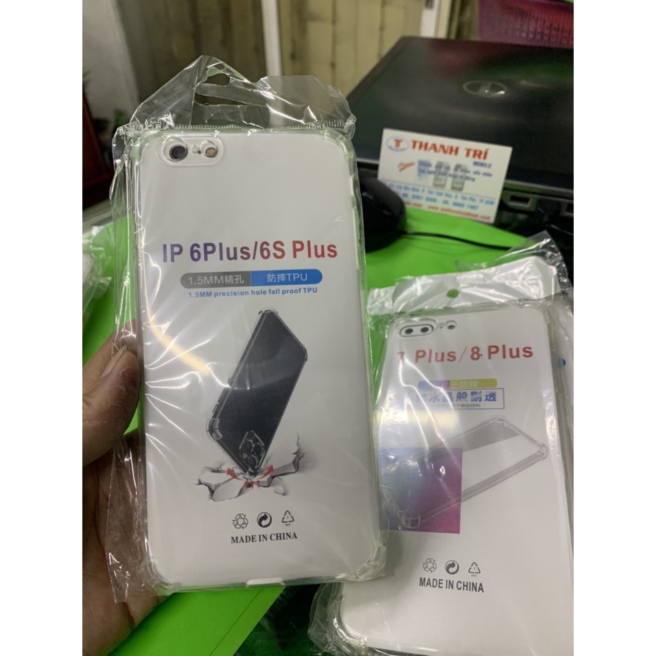 Ốp lưng nhựa trong chống sốc 6-&gt;14 PM