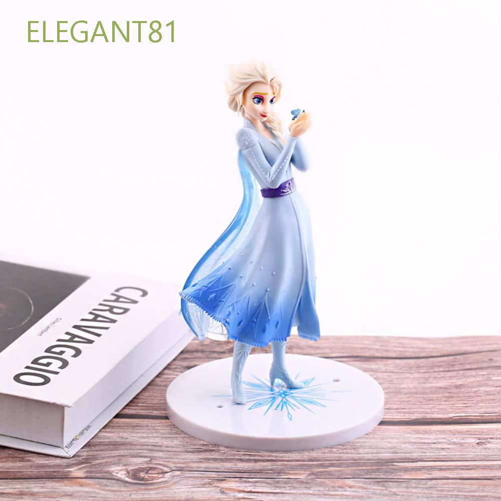Mô Hình Búp Bê Công Chúa Elsa Trong Phim Frozen Dễ Thương Bằng Pvc Kích Thước 21cm