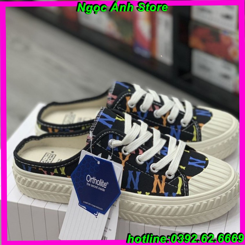 [ Like au - Hàng Quang châu ] Giày Sục NY, Đạp Gót, Giày Sục 𝐌𝐋𝐁 NY đen Độn đế mới nhất 2021 | BigBuy360 - bigbuy360.vn