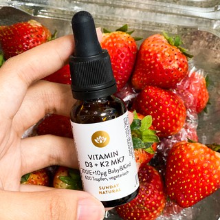 Vitamin D3K2 MK7 Cho Bé Sunday Natural Đức 20ml