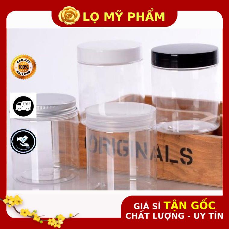 Hủ Đựng Kem ❤ GIÁ TỐT NHẤT ❤ Hủ nhựa pet 200g đựng mỹ phẩm, thực phẩm, đồ khô, ngũ cốc