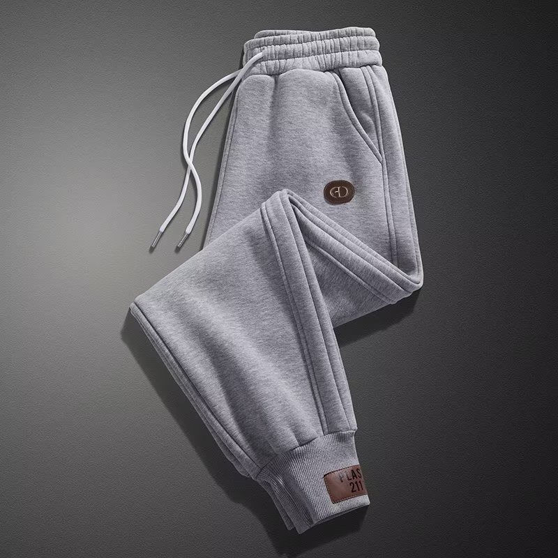 Quần Thể Thao Lót Lông Cừu Dày Dặn Giữ Ấm size Lớn m-5xl Cho Nam