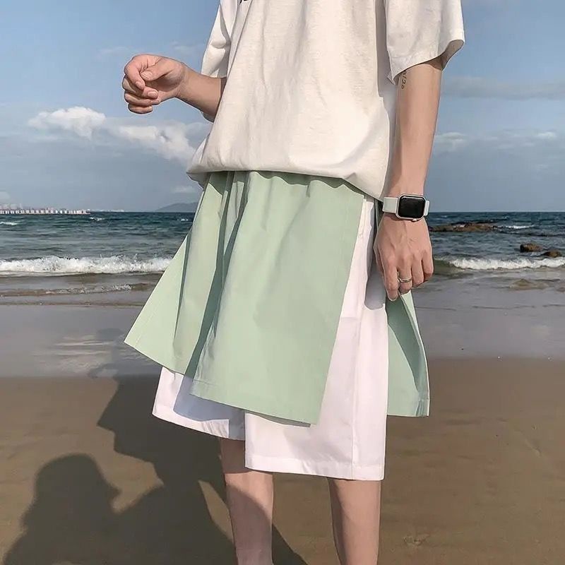 Quần short phối màu thời trang năng động cho nam