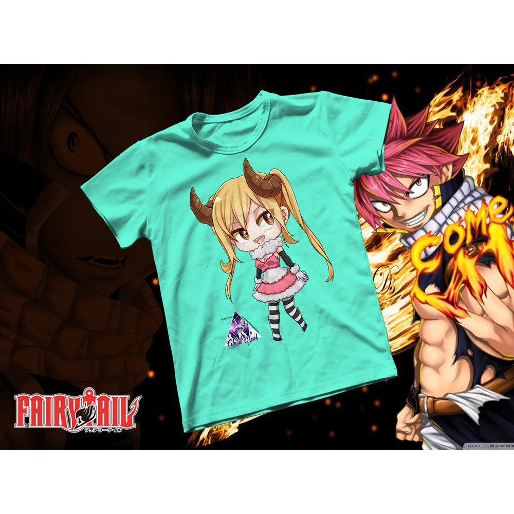 Áo thun Cotton Unisex - Anime - Fairy tail - Triệu hồi sư Lucy