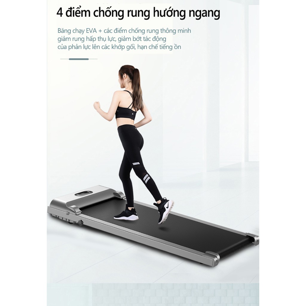 Máy chạy bộ Máy đi bộ trong nhà máy  gọn chỉ chiếm chư đi bộ gia dụng băng chạy chống rung EVA không có tay cầm nhỏ