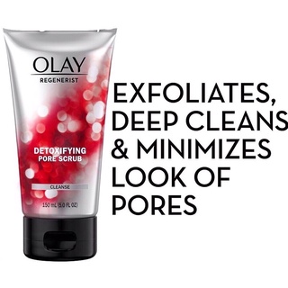   Hàng Mỹ  Sữa Rửa Mặt Có Hạt Olay Deroxifying Pore Scrub Cleanse 150ml 