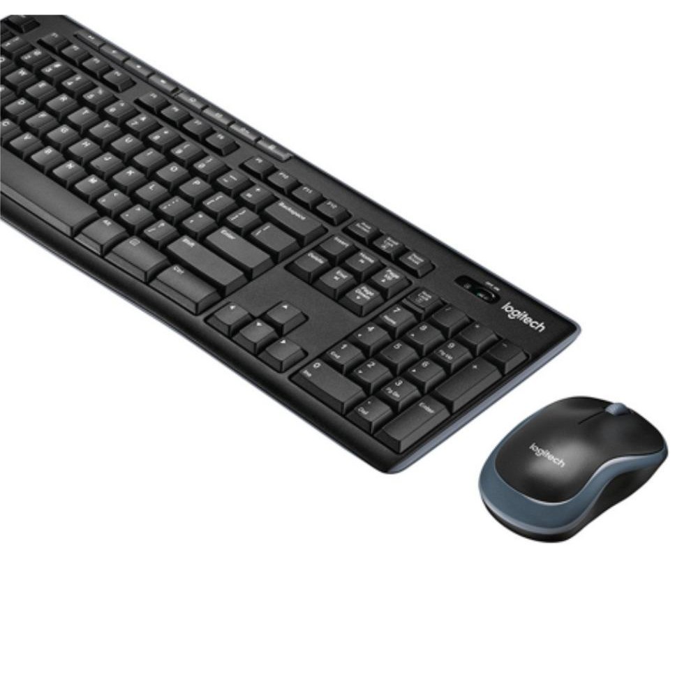 Logitech mk270 Keyboard dan Mouse Wireless 2.4GHz dengan Baterai Panjang