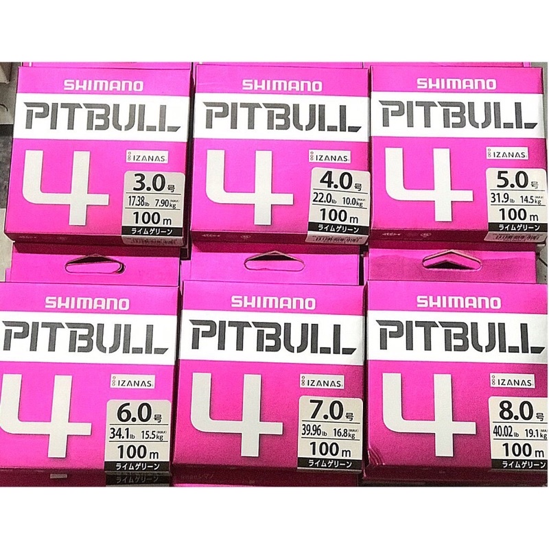 Cước shimano pitbull chịu tải cá siêu cao 100m