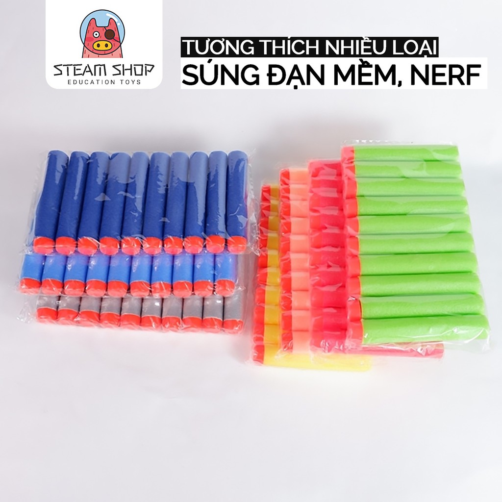 Set 10 Viên Xốp EVA Cỡ Tiêu Chuẩn E-S1 Phụ Kiện NERF