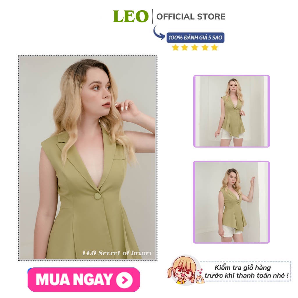 [Đầm thiết kế] Set Áo vest mix quần short