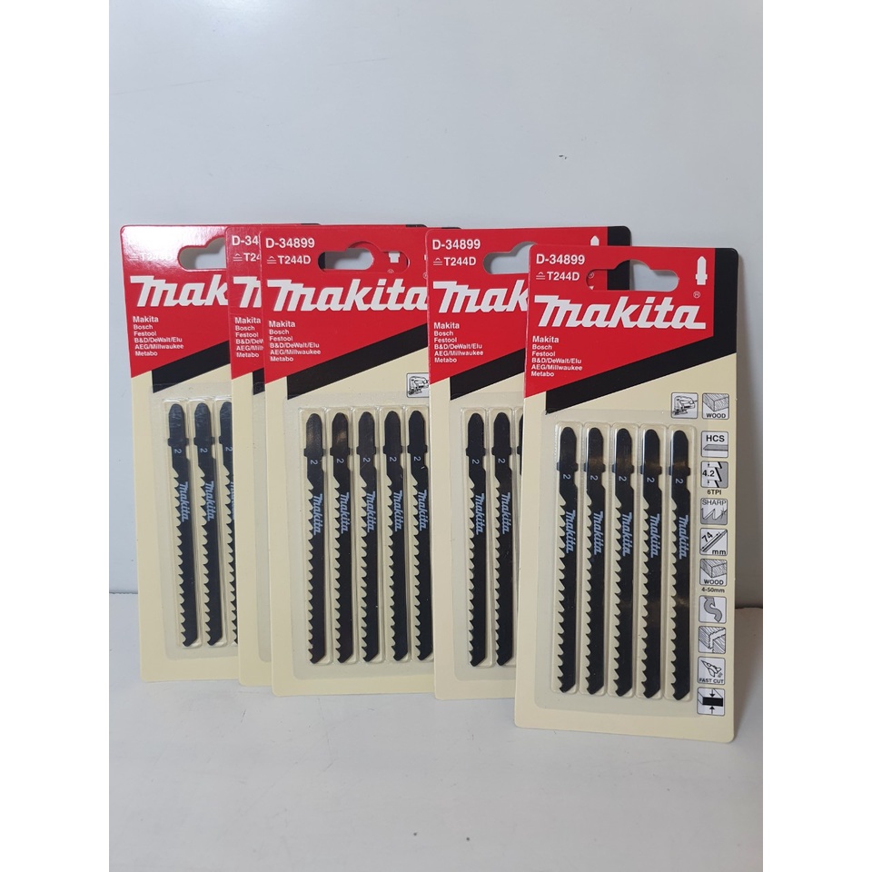 Lưỡi cưa lọng gỗ Makita 5cái/bộ D-34899