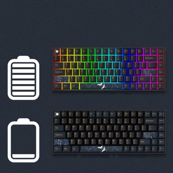 Bàn phím cơ không dây Newmen GM840 Pro v2  3 mode hotswap gateron pro,kailh box switch