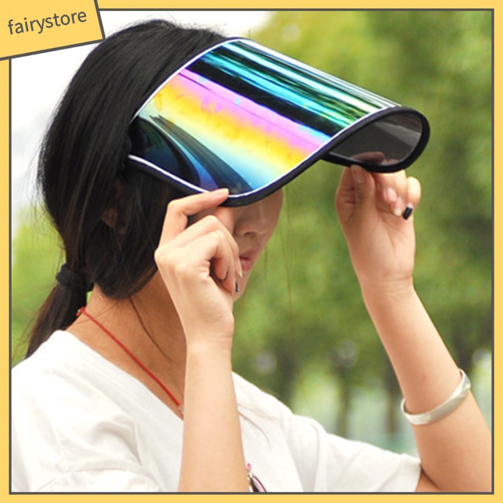 Mũ Che Nắng Unisex Mặt Kính Phản Quang Bảo Vệ Chống Tia UV Khi Chơi Thể Thao Ngoài Trời