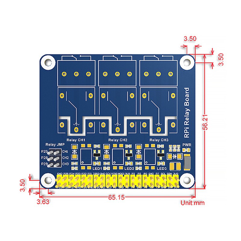 Rơ Le Mở Rộng Cho Raspberry Pi A + / B + / 2 B / 3 B