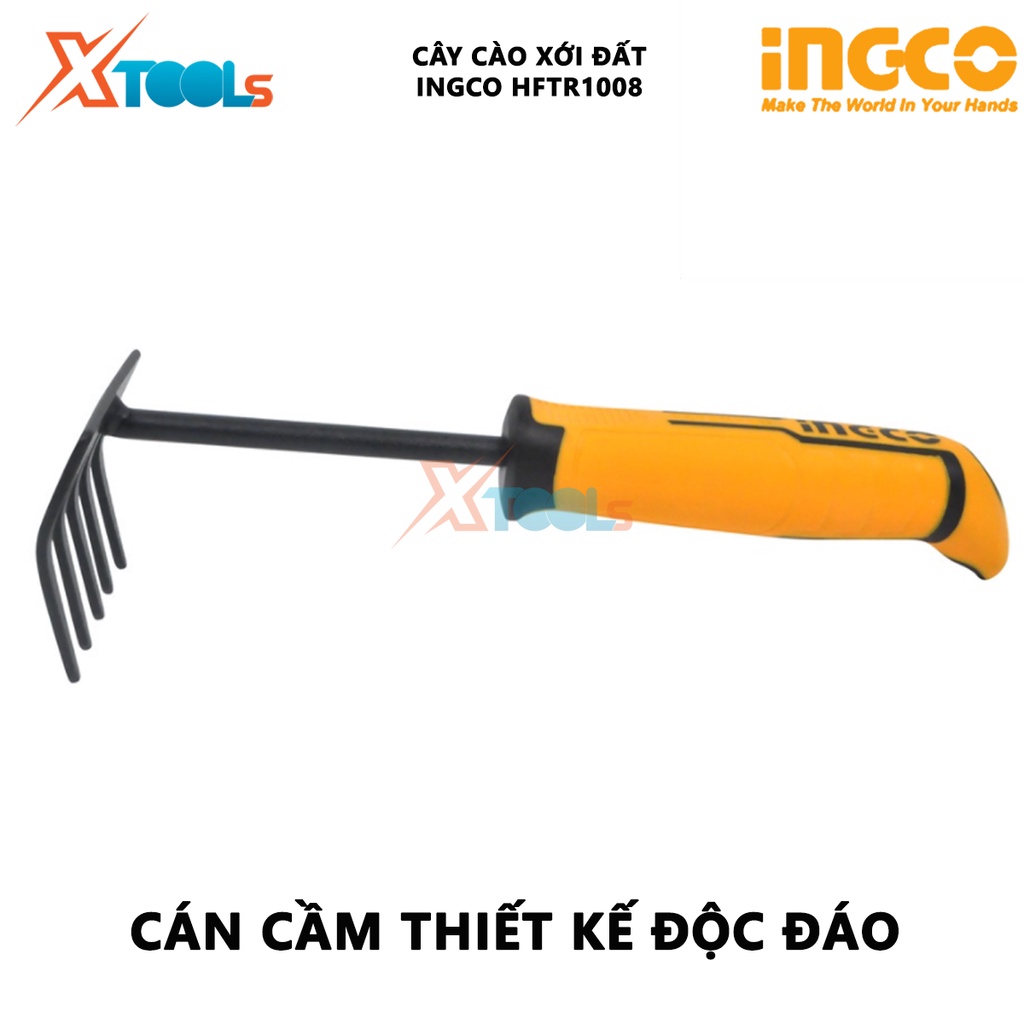 Cây cào xới đất INGCO HFTR1008 | dụng cụ xới đất chiều dài 270mm