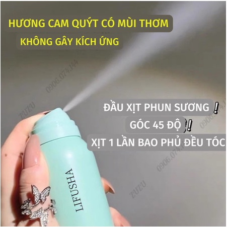 Dầu gội khô dạng xịt Spes, dầu gội đầu khô nữ không bết dính phồng tóc nội địa