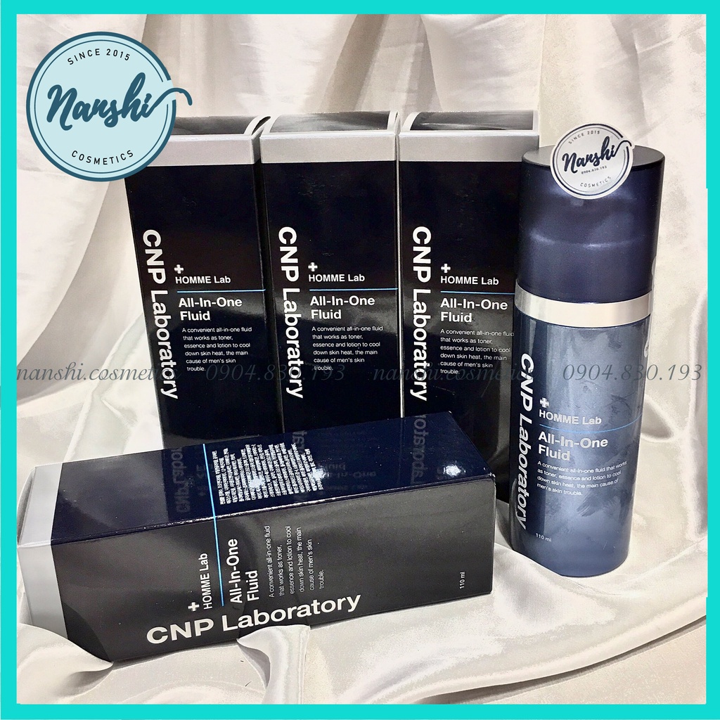 [CHÍNH HÃNG] Kem Dưỡng Ẩm Cho Nam CNP Homme Lab All In One Fluid