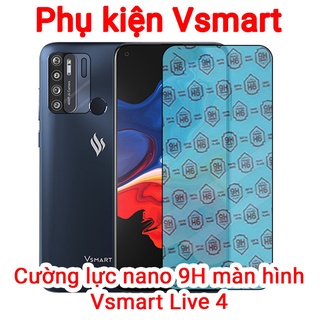 Combo Kính Cường lực Vsmart Live 4 và Dán Camera Nano