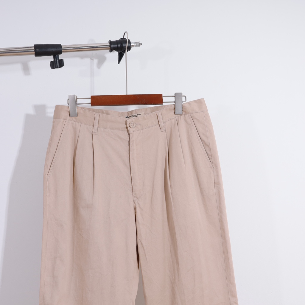 Quần kaki, quần vải basic - secondhand  -  - casual, vintage, công sở