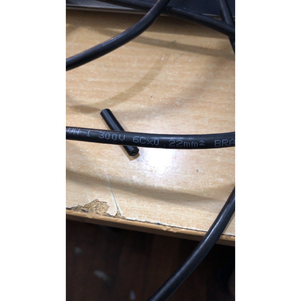 1m Dây điện tín hiệu lõi 6 sợi có bọc kim chống nhiễu - đồng mạ - 6cx0.22mm2 - ALTEK chất lượng cao