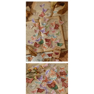 Hộp 46 stickers hình bươm bướm