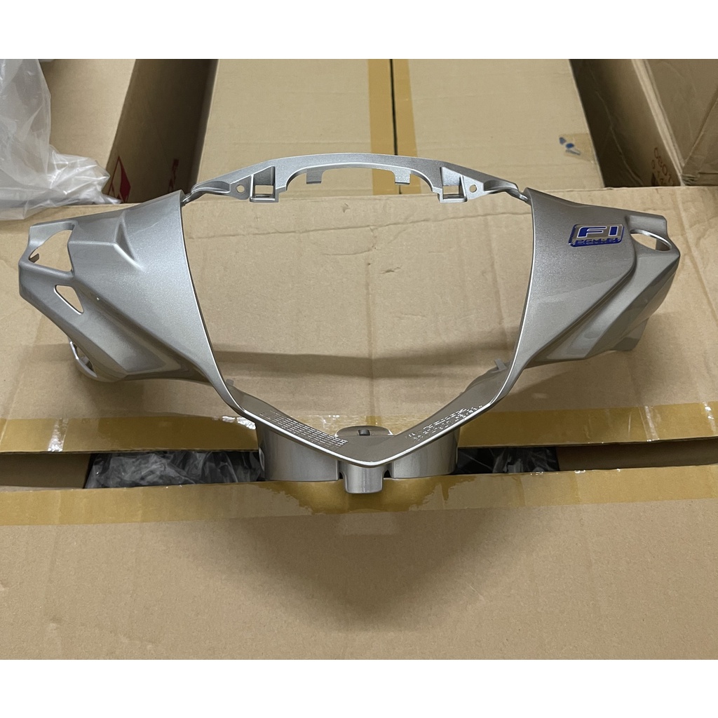 Nắp Sau tay lái nắp trước mặt nạ dè trước rùa sau yếm khóa (màu bạc) không công tắc xe Future led 125