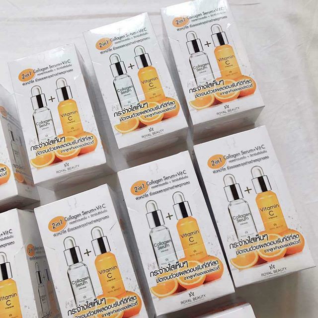 Collagen Serum + Vitamin C 2in1 Thái Lan 8ml | BigBuy360 - bigbuy360.vn