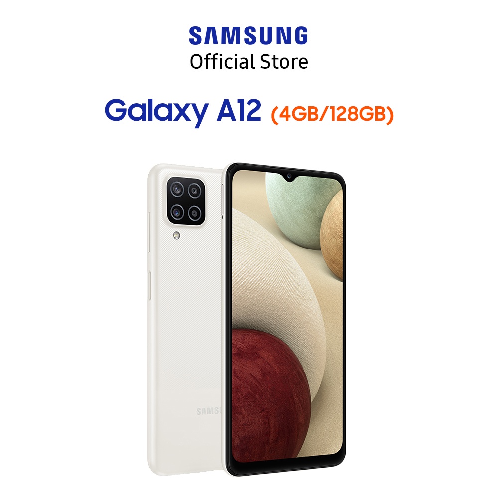 [Mã ELMT1TR giảm 5% đơn 3TR] Điện Thoại Samsung Galaxy A12 (4GB/128GB) - Hàng Chính Hãng